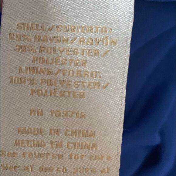 Women NEW Maxi Flowy Skirt Cobalt Blue Size XL Boho Summer Lightweight - Picture 6 of 7